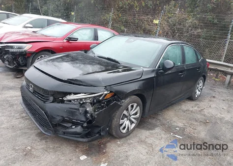 2023 Honda Civic Lx из США, поврежденный, VIN 2HGFE2F27PH553932